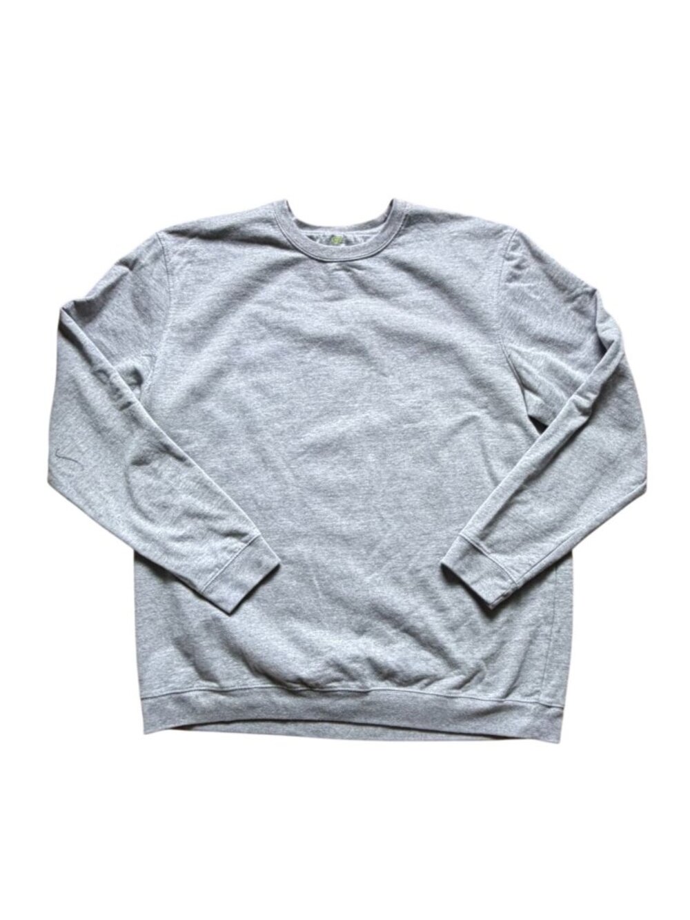 Tek Gear Mens Crew Neck Sweatshirt-Gray-2XLT